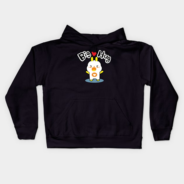 A big hug from shushu Kids Hoodie by CindyS